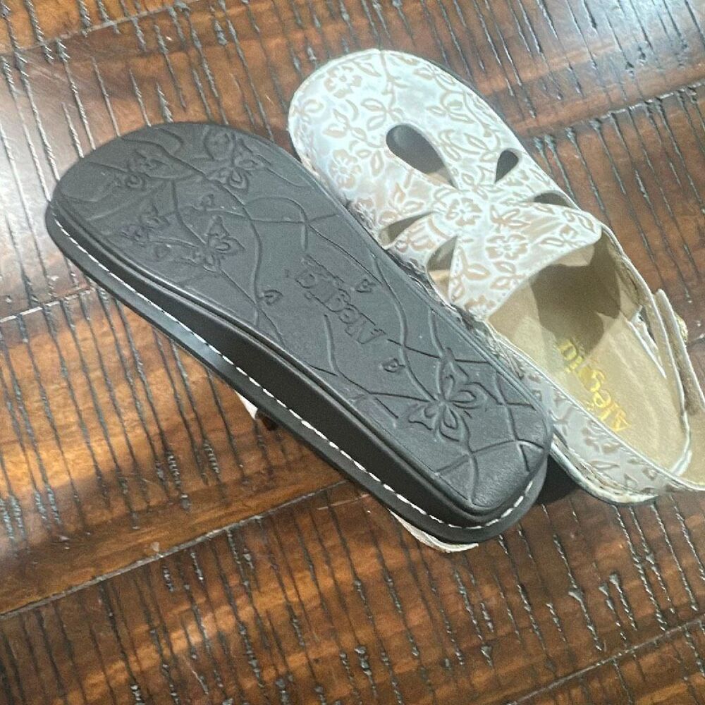 Alegria Linda clogs 37 7 white gold floral - Picture 6 of 9